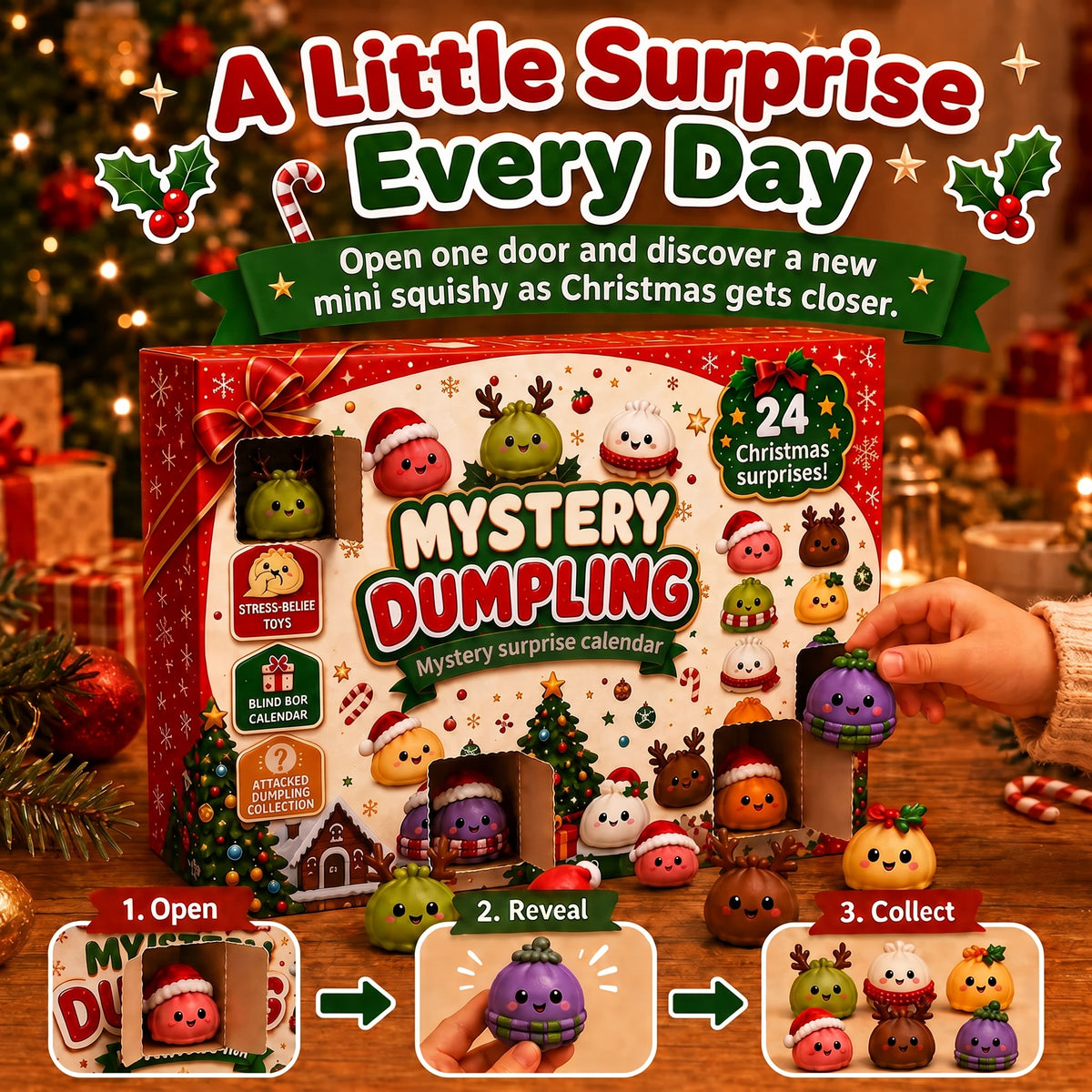 Advent Calendar with Cutest Dumpling Surprises