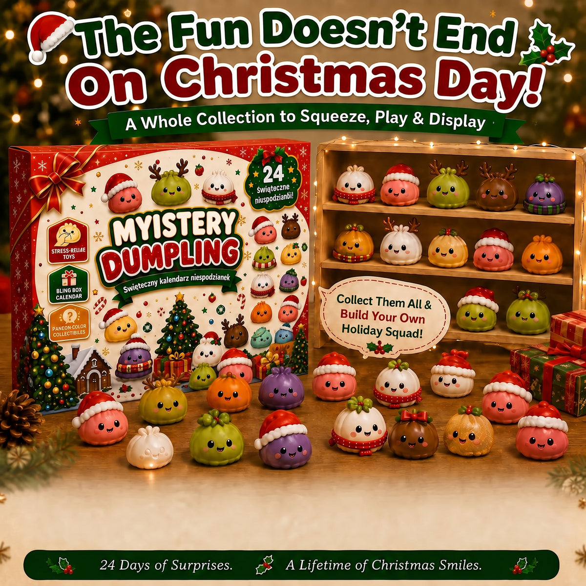 Advent Calendar with Cutest Dumpling Surprises